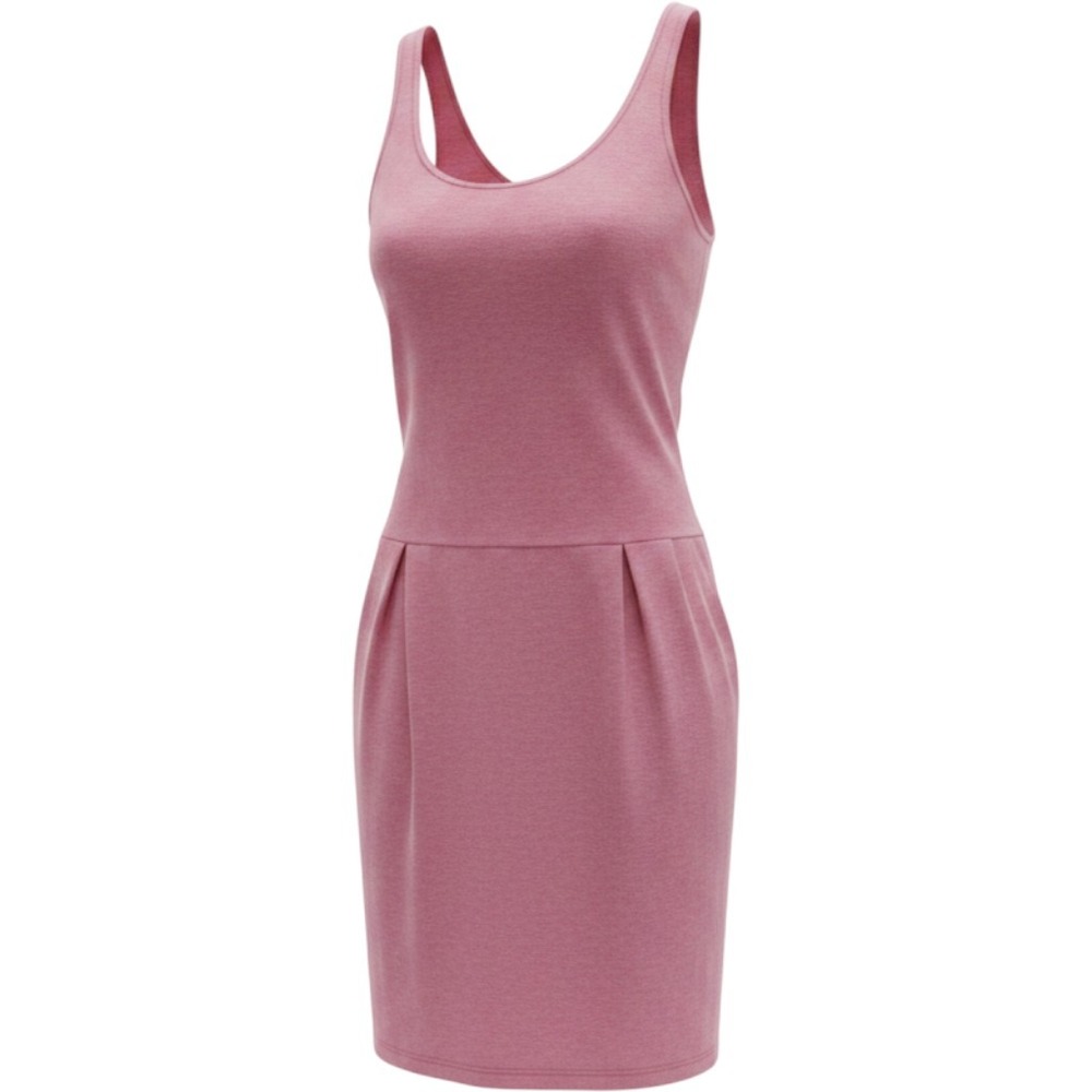 We Wander Heathered Pink Active Dress XL 16-18 Sleeveless Scoop Neck Mini Dress